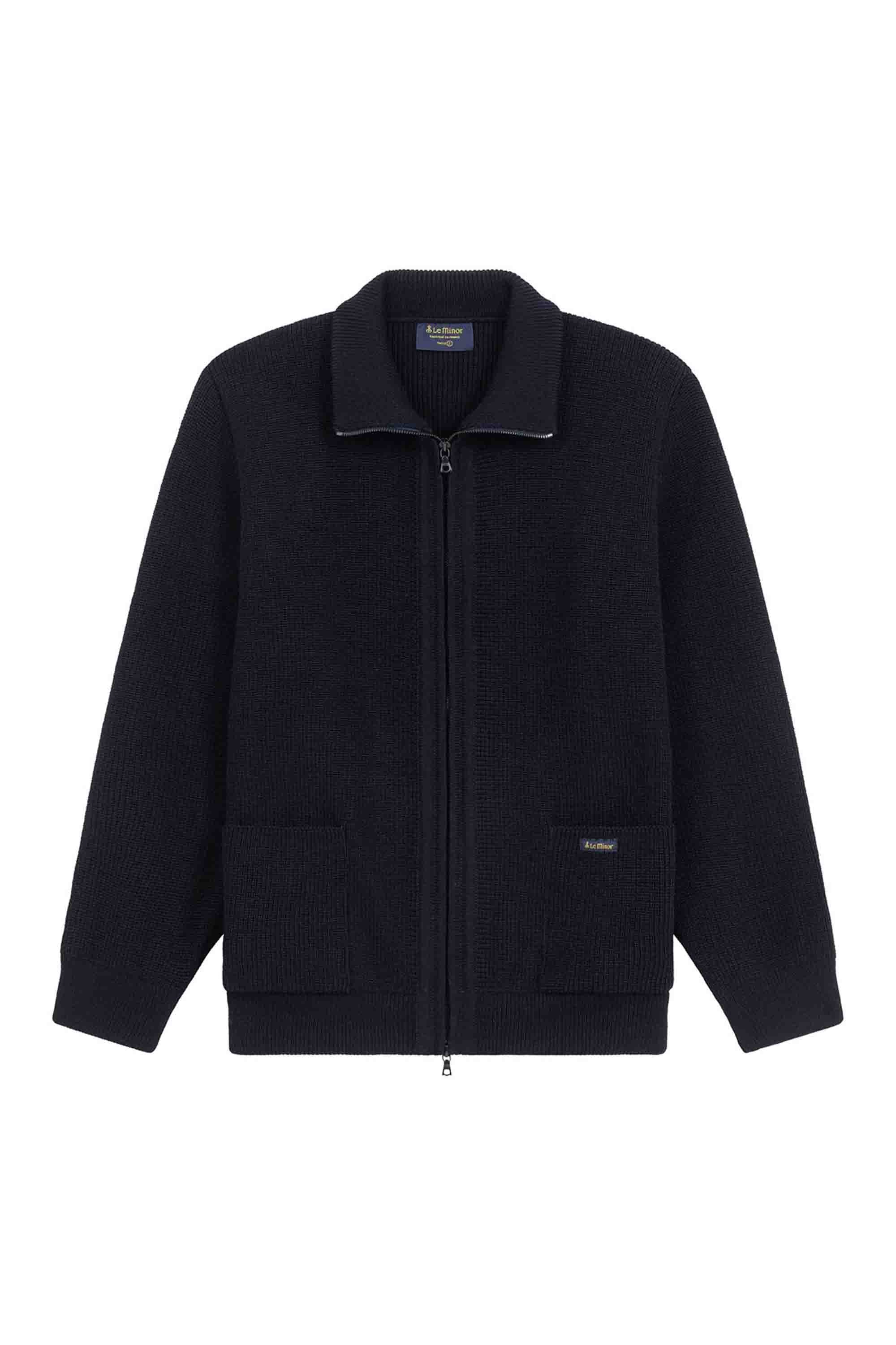 Blouson bleu marine pour homme - Image 4