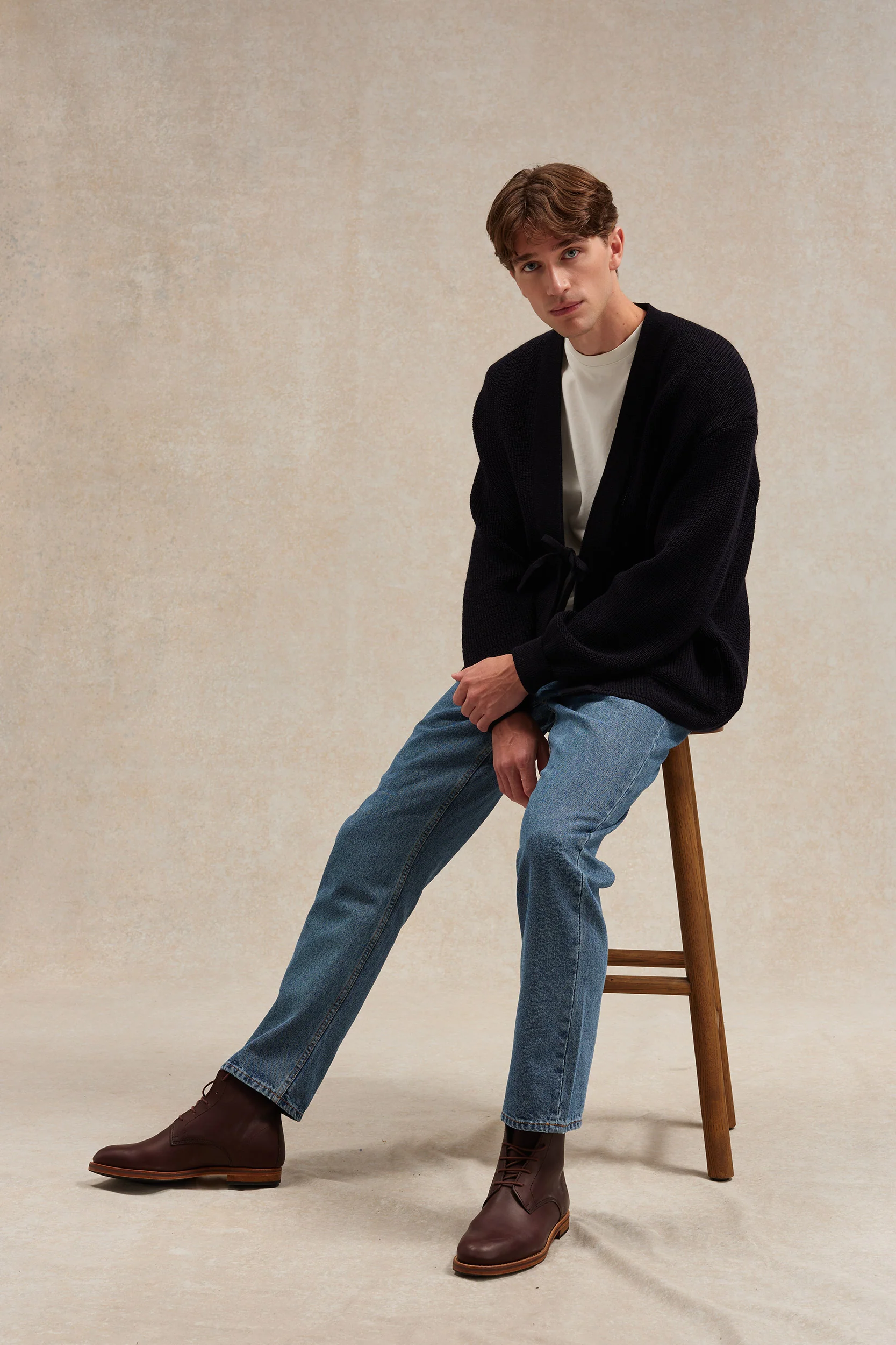 Veste Noragi Chunky bleu marine - Le Minor x Flâneurs - Image 6