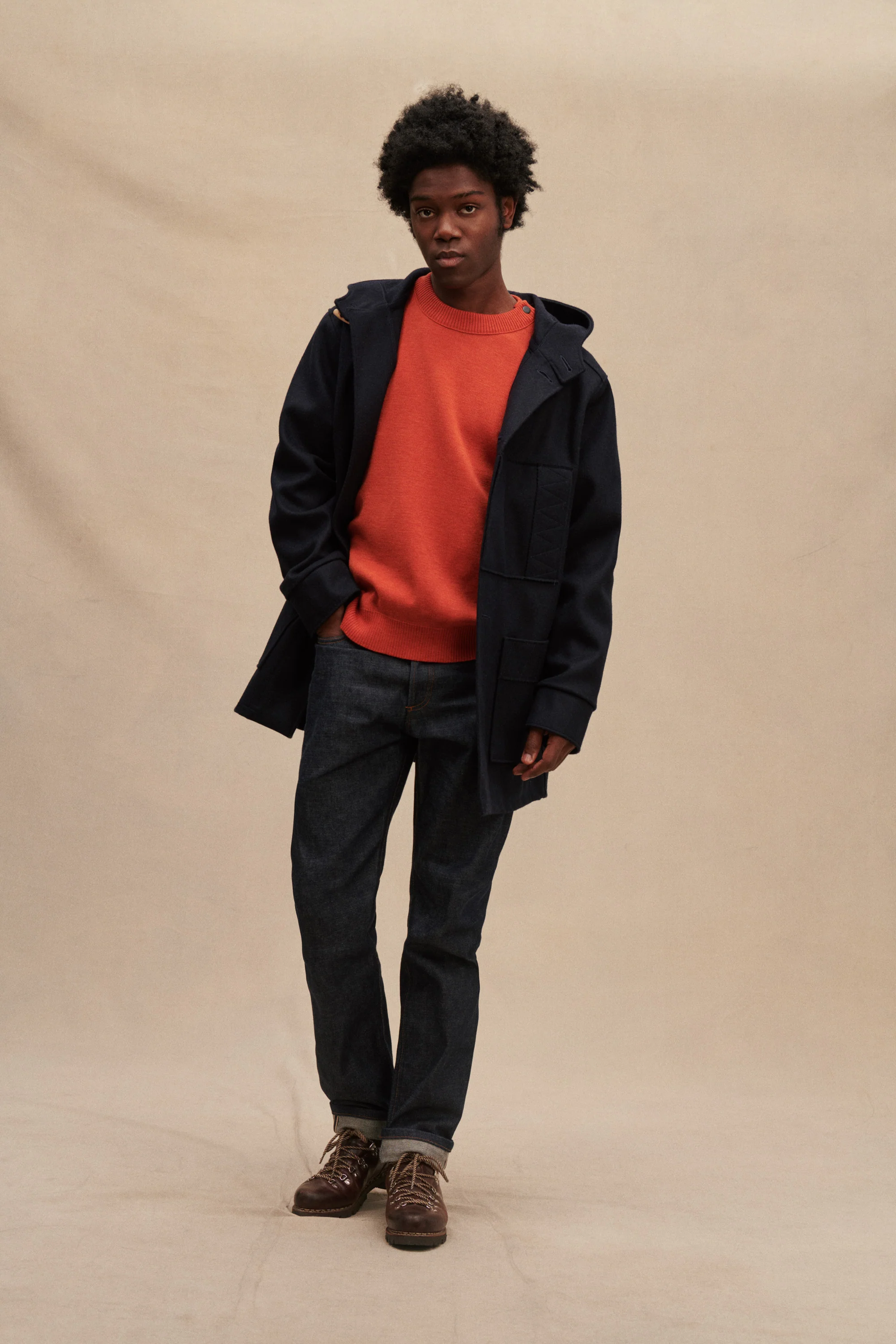 Le Kabig Le Minor bleu marine pour homme - Image 3