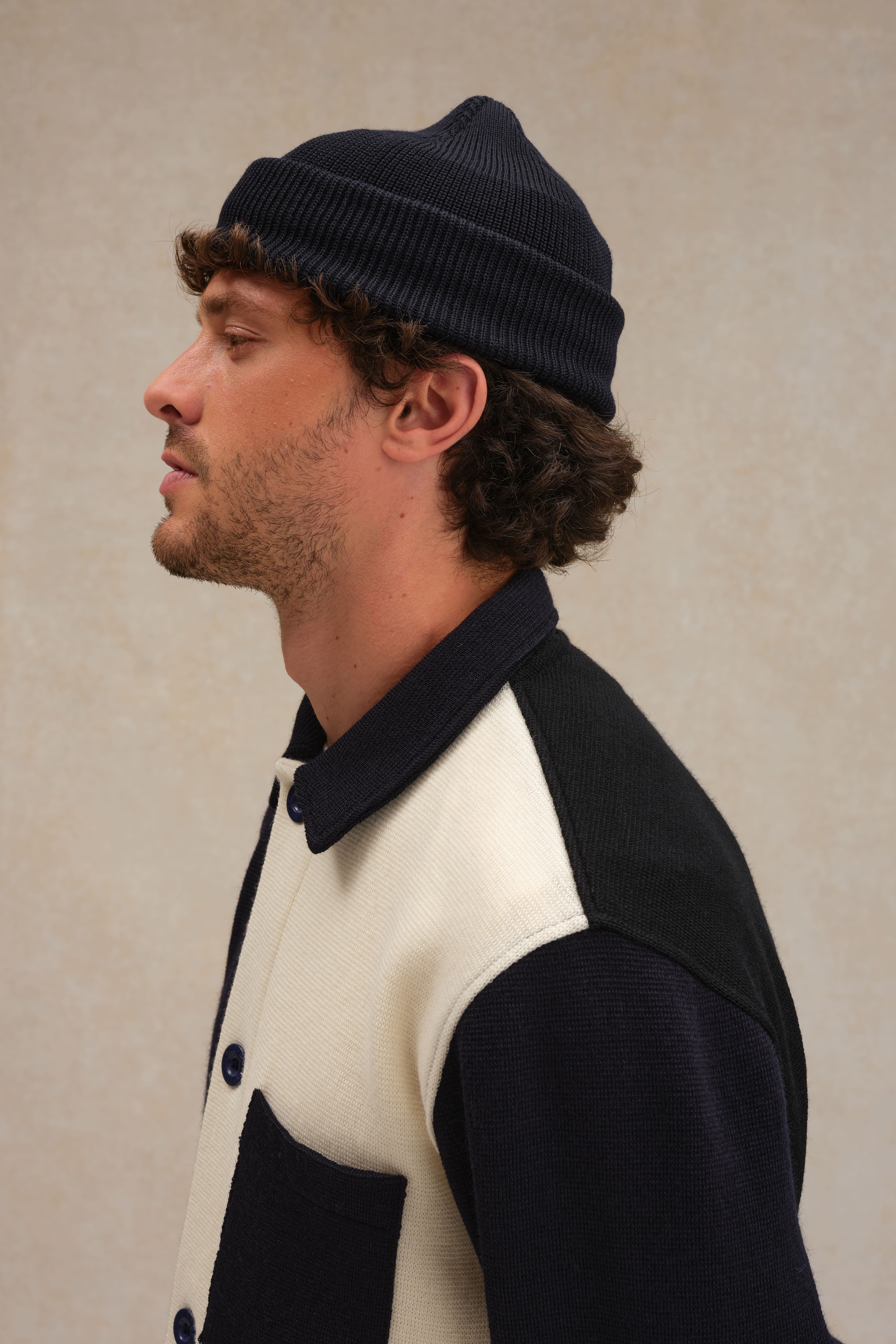 Le véritable bonnet de la Marine nationale bleu encre - Image 3