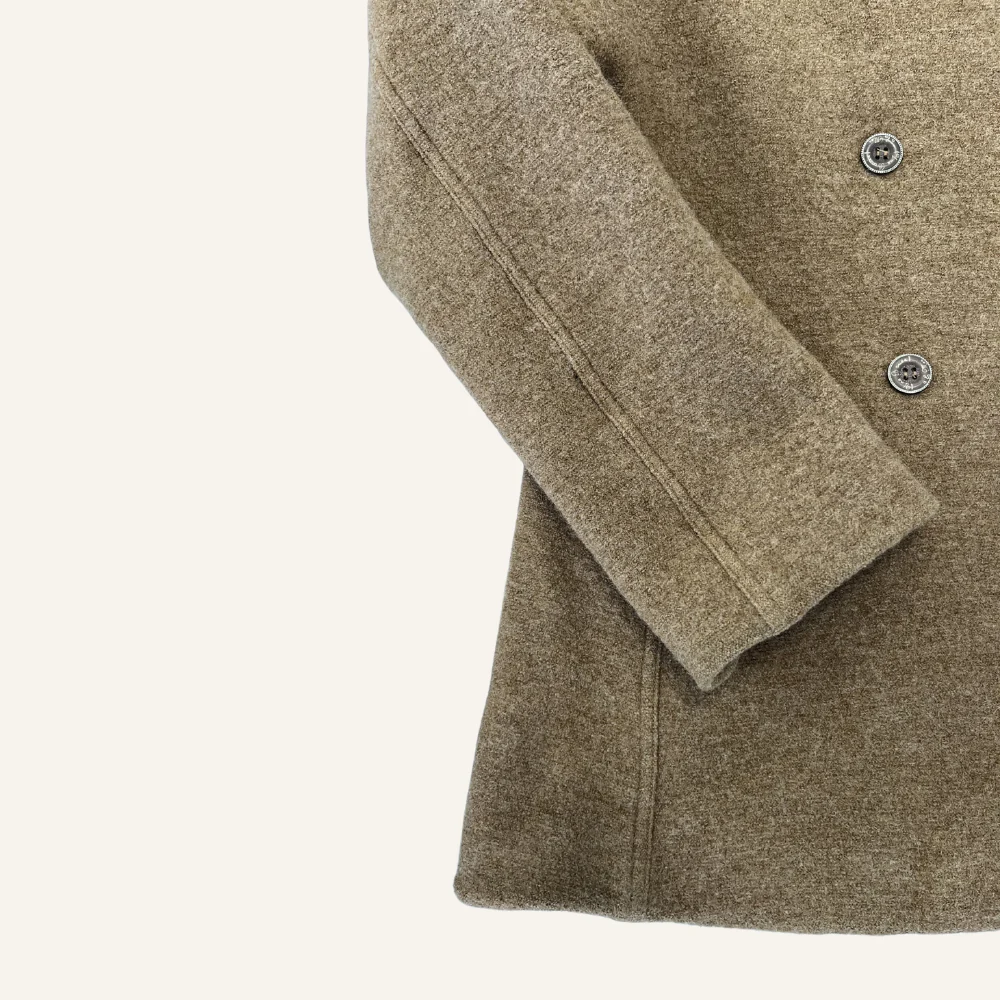 Caban marron en laine pour femme- Seconde main - Image 4