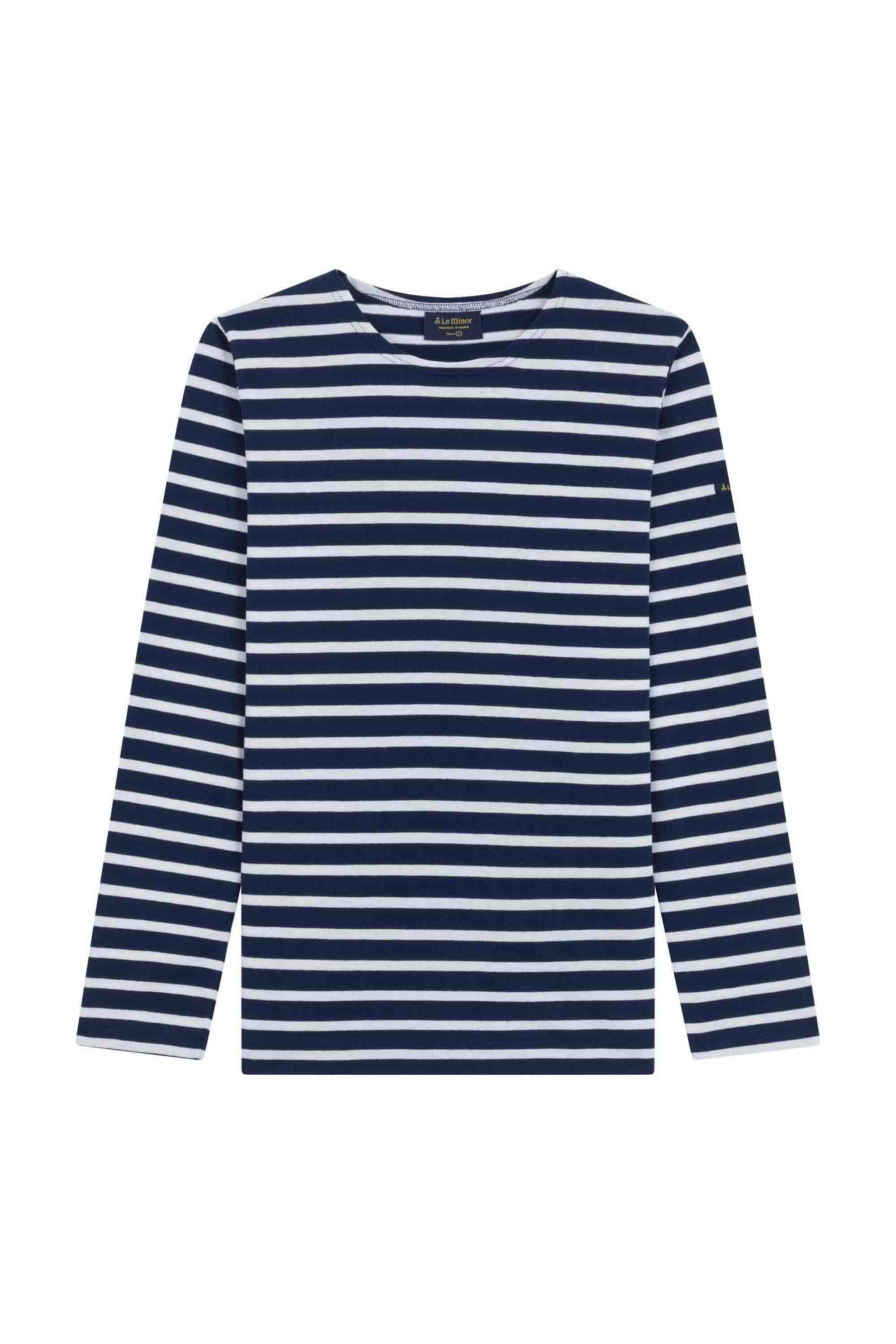 Marinière bleu marine et blanc pour Homme - Image 4