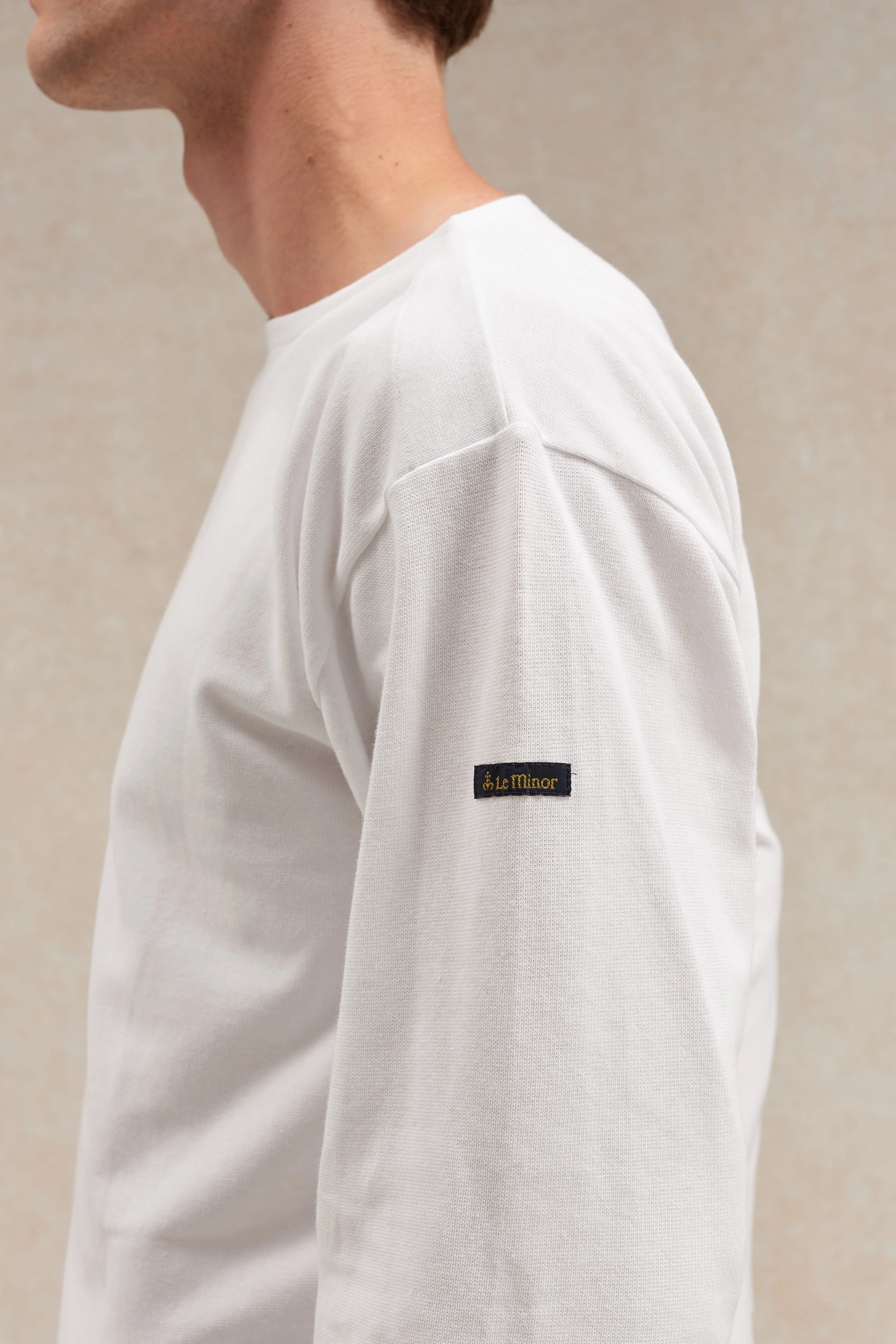 Marinière Rachel blanche pour homme - Image 3