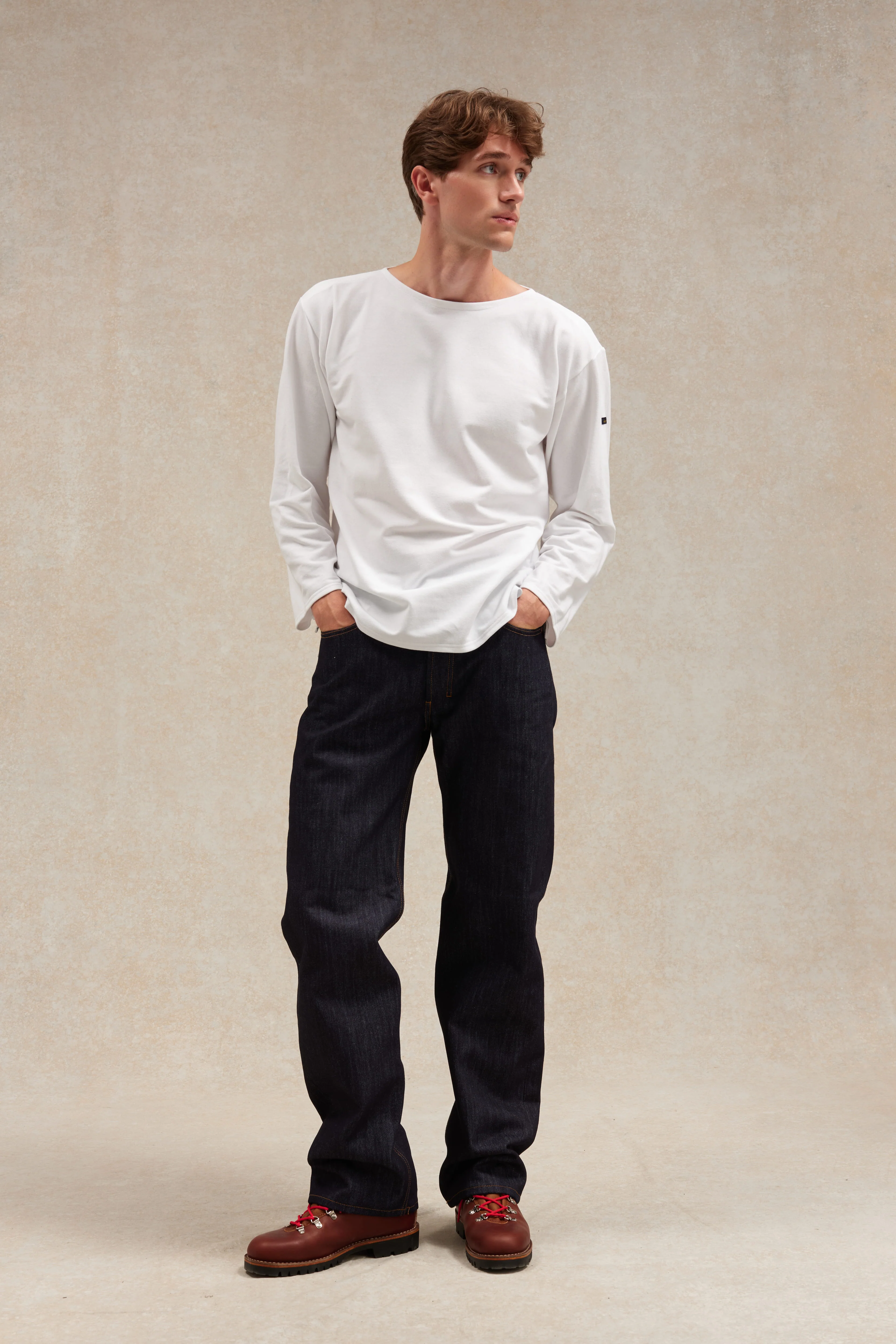 Marinière Rachel blanche pour homme - Image 4