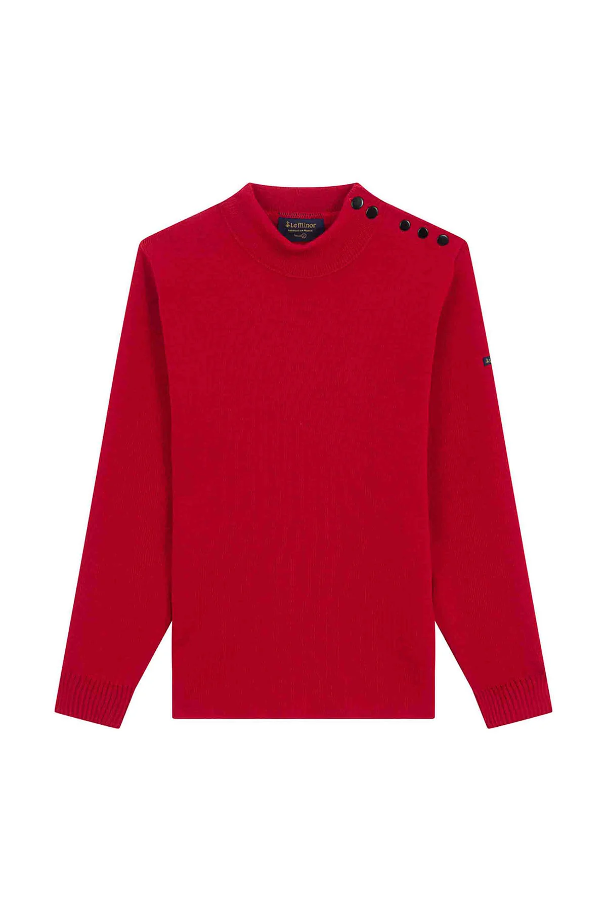 Pull marin rouge pour femme - Image 4
