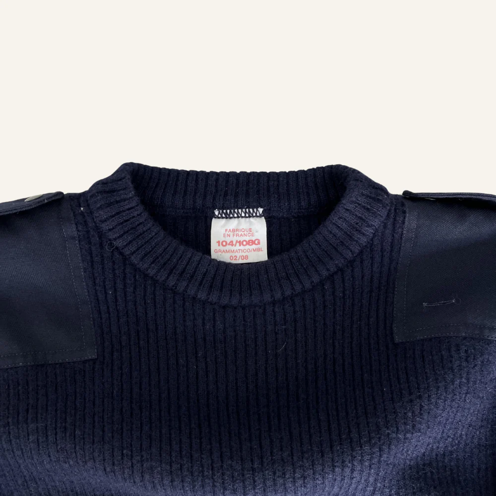 Pull officier bleu marine - Seconde main - Image 3