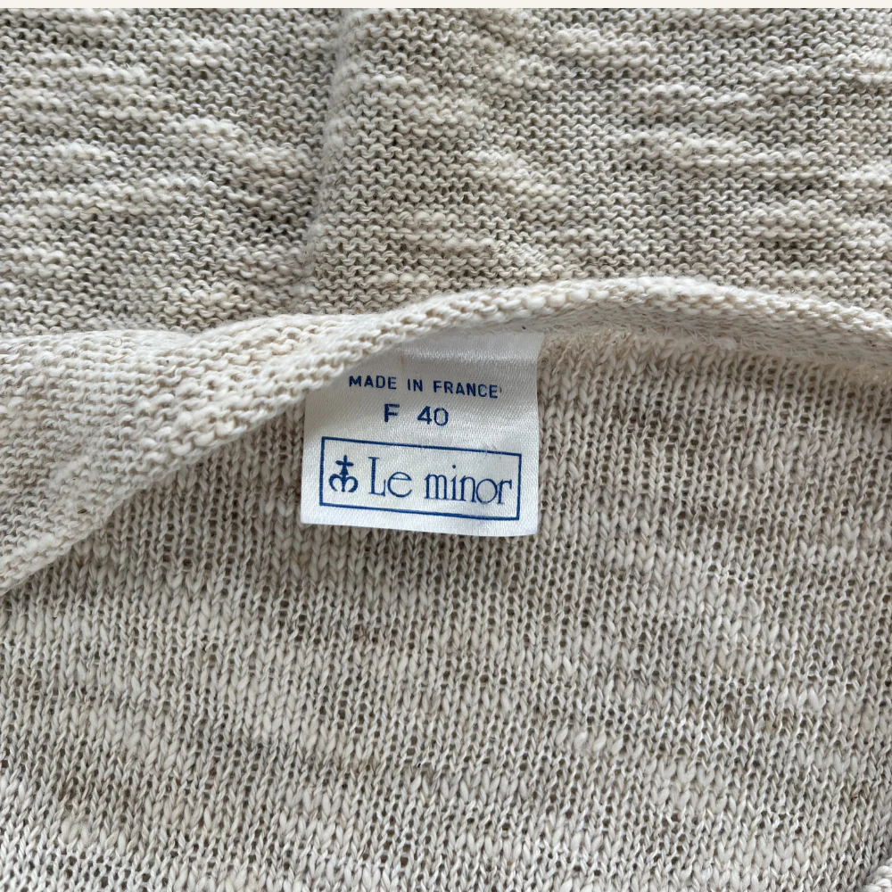 Robe écru en coton et lin pour femme - Seconde main - Image 3