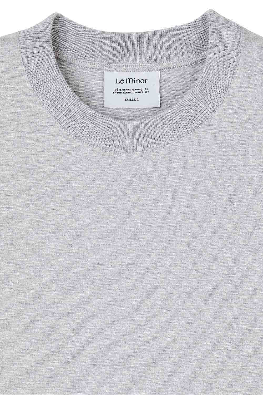 T-shirt gris à manches longues pour homme - Image 4