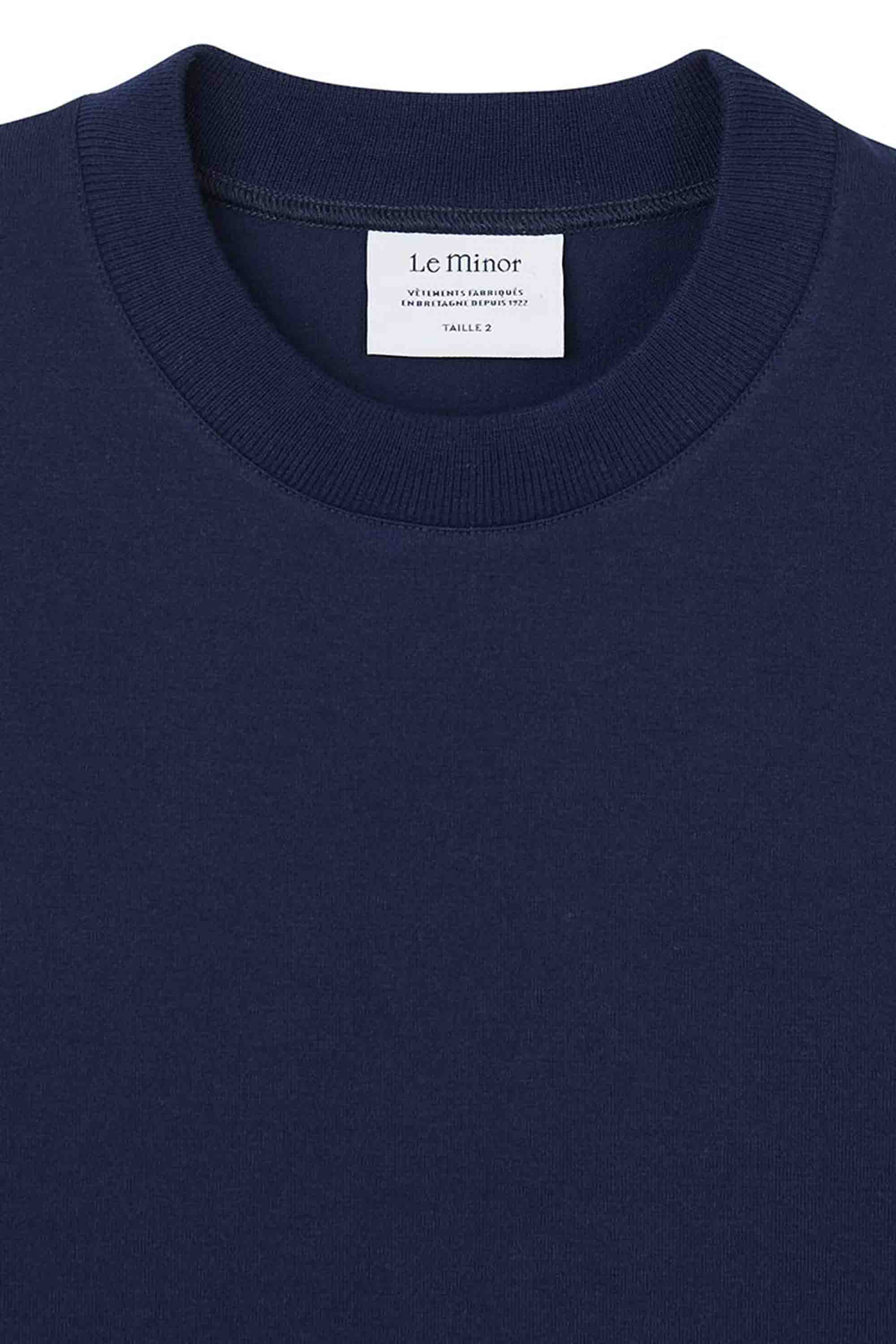 T-shirt marine à manches longues pour homme - Image 4